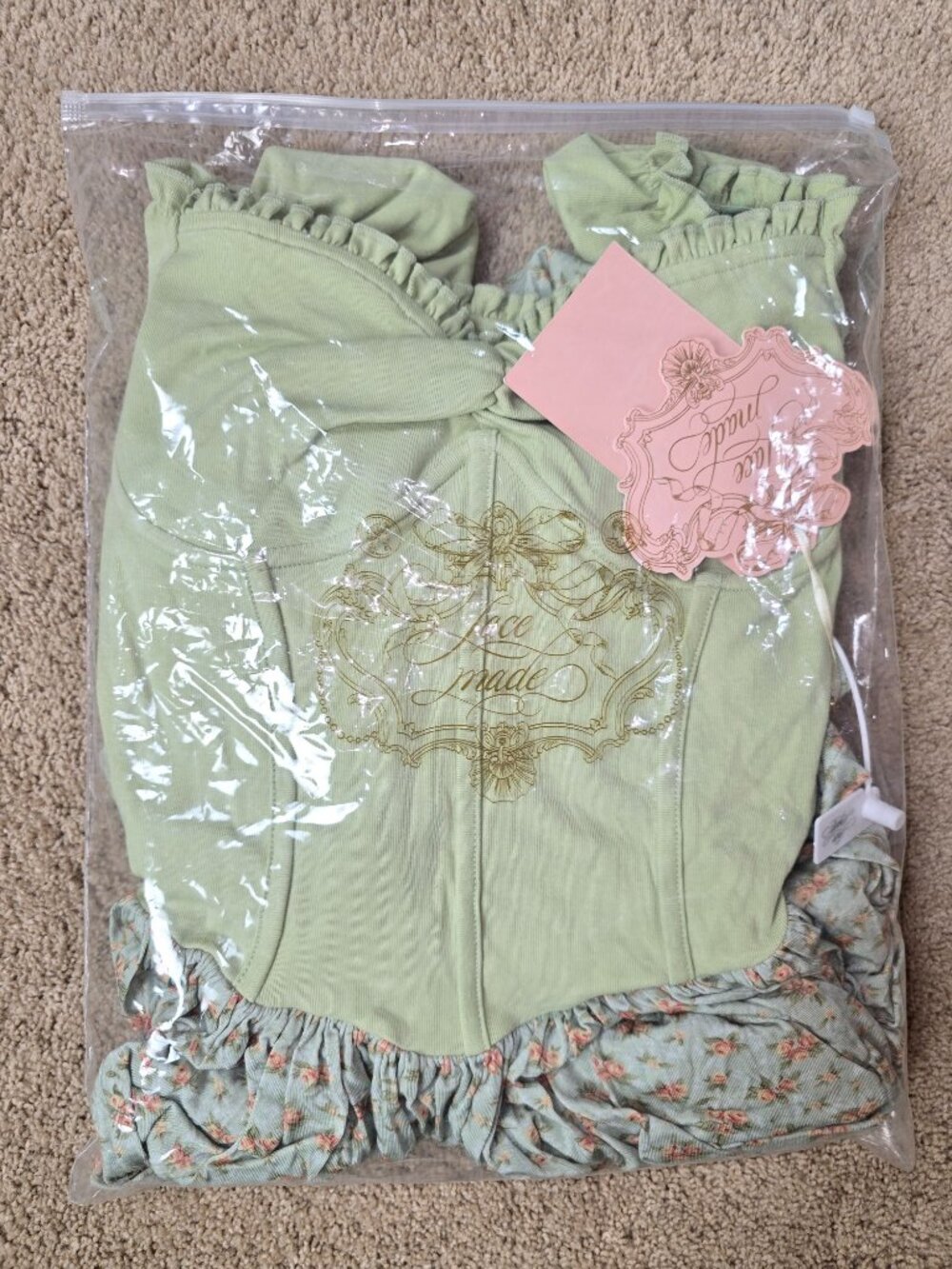 Lacemade Offical Ditsy Floral Cottagecore Maxi Dress - Picture 7 of 7